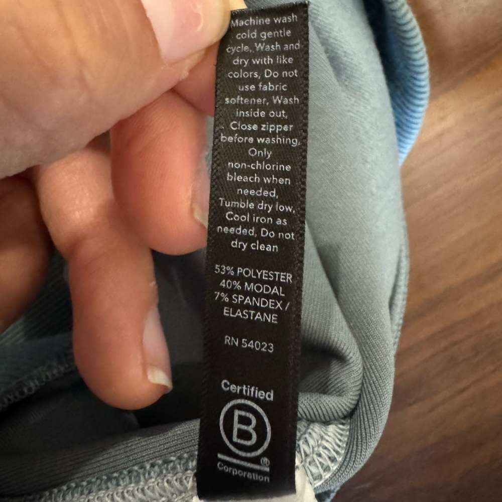 Athleta x Allyson Felix Sage Green Hoodie Small Zip Pocket Athleisure Pullover - Picture 11 of 11